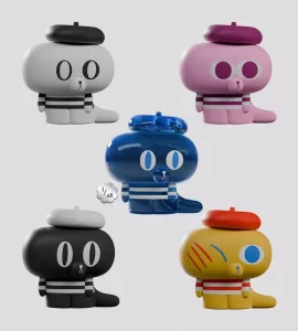 Hard Stare Pierre Mini Figure Blind Box Display (4) - 5cm