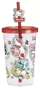 Hello Kitty Tumbler con Cannuccia American Diner – Pyramid