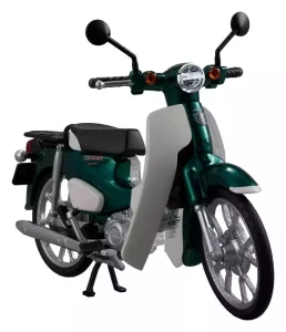 Honda Super Cub 110 Kaitanics: Modellino Plastica Verde Tasmania Metallizzato