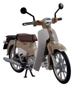 Honda Super Cub 110 Kaitanics: Modellino in Plastica - Beige Vergine