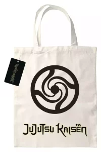 Borsa Shopper Jujutsu Kaisen Logo Scuola Jutsu 40x35 cm