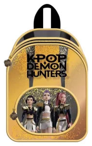 Zaino Glitter KPop Demon Hunters Golden - Pyramid