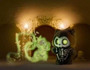 Little Skull Sorcerers - Display Box con 4 Portachiavi Mystery