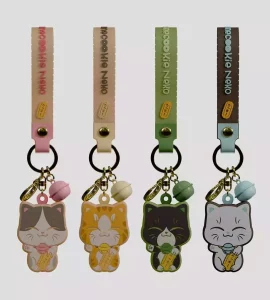 Manecookie Neko Silicone Portachiavi S1 Blind Box Display (8)