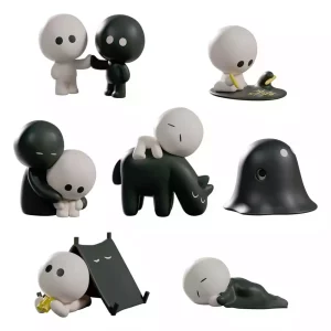 Meyanmi Shadow Mini Figure Blind Box Display S1 - 6 Pezzi, 7 cm