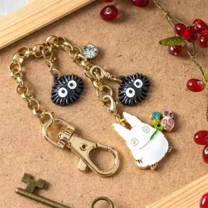 My Neighbor Totoro - Portachiavi Charm Catena Totoro Piccolo e Frutti Ufficiale