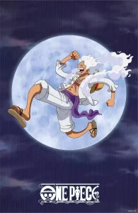 Poster 3D One Piece: Monkey D. Luffy Gear 5 - 38x58 cm