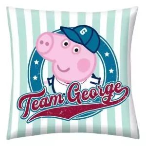 Cuscino Peppa Pig George 40x40 cm - Morbido e Ufficiale