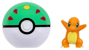 Pokémon Clip 'n' Go Action Figure Charmander & Palla Amica