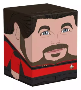 Squaroes William Riker Star Trek TNG - Custodia Deck per Carte Collezionabili