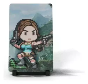 Tomb Raider FiGGYZ Lara Croft: Collezionabile Magnetico 30° Anniversario - 11 cm