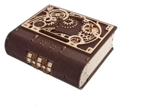 Ugears Libro dei Segreti: Puzzle 3D in Legno con Serratura Combinata