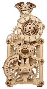 Ugears Orologio a Leva 3D Puzzle in Legno - Motore Automobilistico