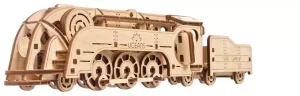 Ugears Mini Locomotive: Puzzle in Legno 3D - Treno a Molla