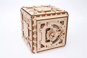Ugears Puzzle in Legno 3D Cassaforte con Serratura Personale