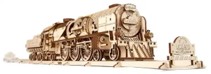 Ugears V-Express: Treno a Vapore in Legno da Montare – Kit Modellino
