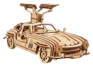 Ugears Sport Coupé Alato in Legno - Puzzle 3D Meccanico