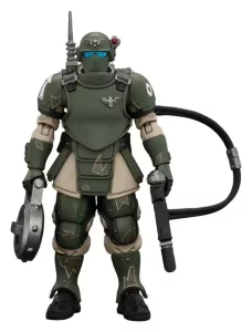 Action Figure Joy Toy Warhammer Astra Militarum Kasrkin 6 con Hot-shot Laspistol