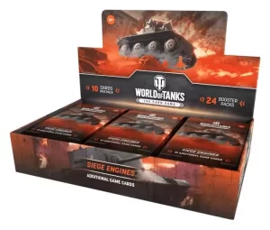 World of Tanks TCG Siege Engines Booster Display (24) - Versione Inglese