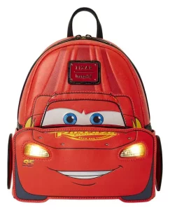 Loungefly Mini Backpack Cars 20° Anniversario Lightning McQueen LightUp