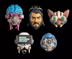 Cosmic Legions: Accessori Testa Action Figure - Pack