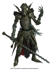 Action Figure Court of the Dead Mortighull: Generale Mietitore Esaltato 1/12 - 11 cm