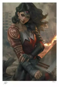 Stampa Fine Art Wonder Woman di Artgerm - DC Comics 46x61 cm
