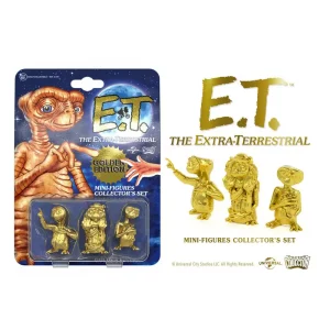 E.T. l'Extra-Terrestre - Set Mini Figure Collezionabili Golden Edition 5 cm