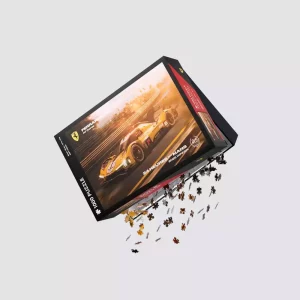 Puzzle Ferrari AF Corse 499P 24h Le Mans 2025 – 1000 pezzi – 48x68 cm