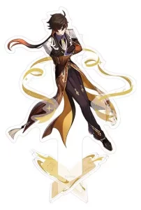 Genshin Impact Zhongli: Standee Acrilico 6° Anniversario - 11 cm
