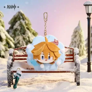 Genshin Impact Tartaglia: Portachiavi Peluche Serie 'Leisurely Winter's Day'