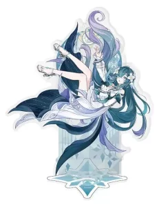 Genshin Impact: Vodyanitsa Acrylic Standee – Snezhnaya Series (19 cm)