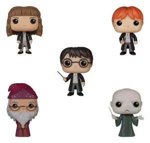 Harry Potter POP! Vinyl Figure Set 5 Personaggi - Black Friday Bundle 9cm