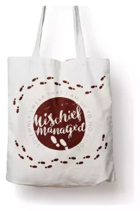 Borsa Totale Harry Potter Mappa Schiarlatta in Cotone Ufficiale