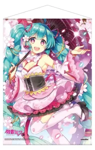 Hatsune Miku Wallscroll Hanami 50x70cm - Decorazione da Parete