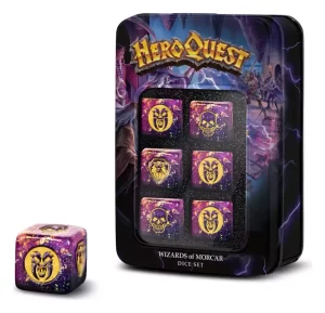 Set Dadi in Resina HeroQuest Wizards of Morcar (6) - FanRoll