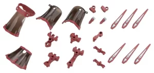 Kotobukiya M.S.G. Mission Cloak - Set Accessori Mantello Rosso Scuro 4cm