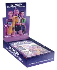 KPop Demon Hunters: Display Box Stickers Panini (18 confezioni)