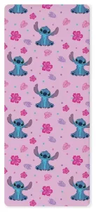 Lenzuolo Letto Lilo & Stitch Rosa 90x200x25 cm - Licenza Ufficiale