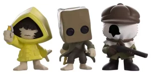 Little Nightmares II - Set Minitooz Mono, Six & Hunter - 7cm