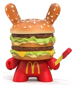 McDonald's Big Mac Vinyl Dunny Art Figure 20cm - Kidrobot