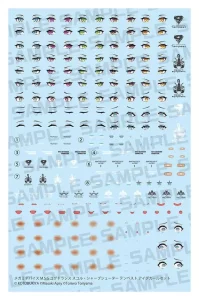 Megami Device Yggdrasis Skoll: Set Decal Tempest Eye 1/1