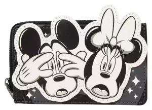 Loungefly: Portacarte Mickey & Minnie Fantasma - Accessorio da Collezione