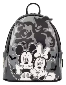 Zaino Mini Loungefly Mickey & Minnie Ghost Light Up - Collezione Speciale