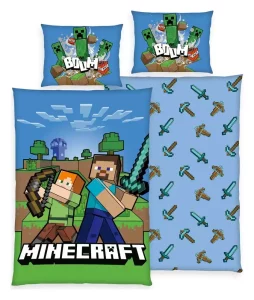 Lenzuola Minecraft Boom 135x200 cm