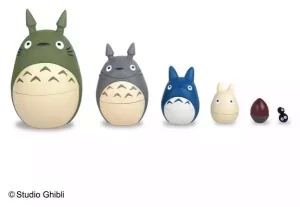 Totoro Matryoshka Mini Figure - Set Nido, Studio Ghibli