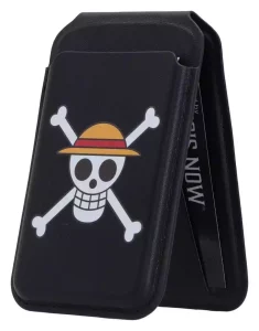 Porta Carte One Piece Luffy Jolly Roger 10cm - Accessorio Magnetico