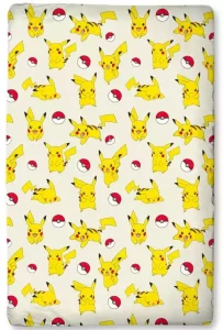 Lenzuolo Elastico Pokémon Pikachu 90x200x25 cm