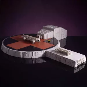 Space 1999: Playset Base Lunare con Eagle Transporter 46 cm