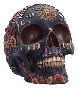 Spirit Board Bloom Skull 15 cm - Statuina Decorativa